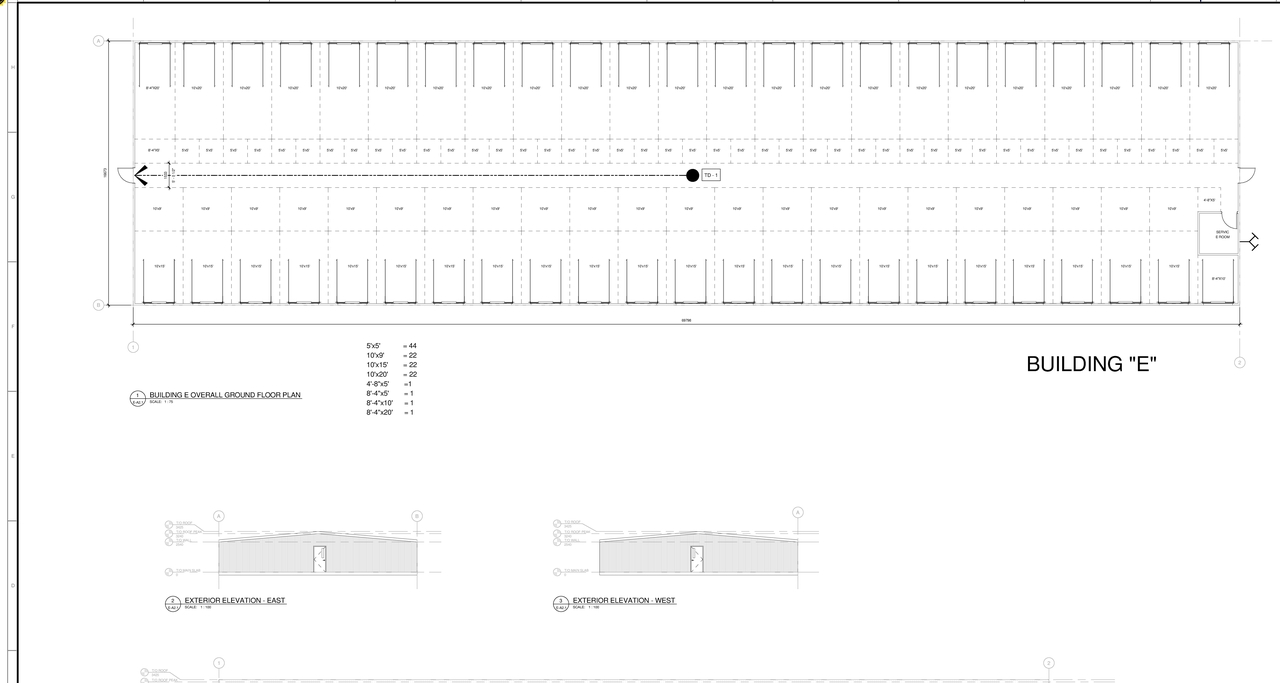 Construction site plan for project from page 7 of the file '2023-07-21 - Elevations and Floor Plans - D07-12-22-0174'