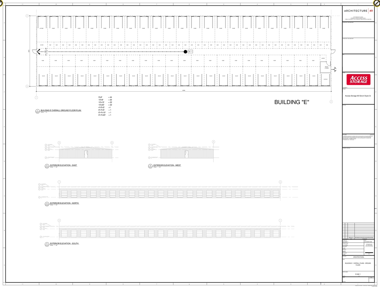 Floor plan for project from page 7 of the file '2023-07-21 - Elevations and Floor Plans - D07-12-22-0174'