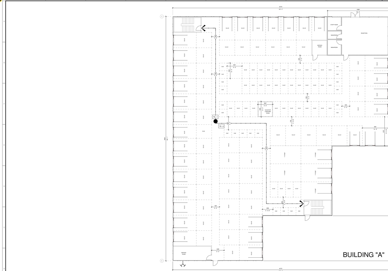 Floor plan for project from page 1 of the file '2022-12-19 - Exterior Elevations and Floor Plans - D07-12-22-0174'