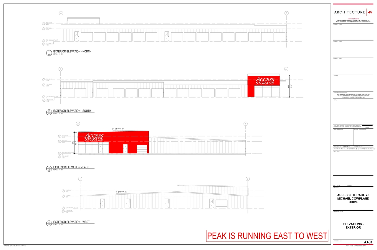Image from page 2 of the file '2023-12-23 - Building A Floor Plans and Elevations - D07-12-22-0174'