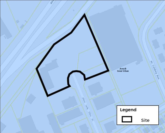 Construction site plan for project from page 46 of the file '2022-12-21 - Planning Rationale and Design Brief - D07-12-22-0175'