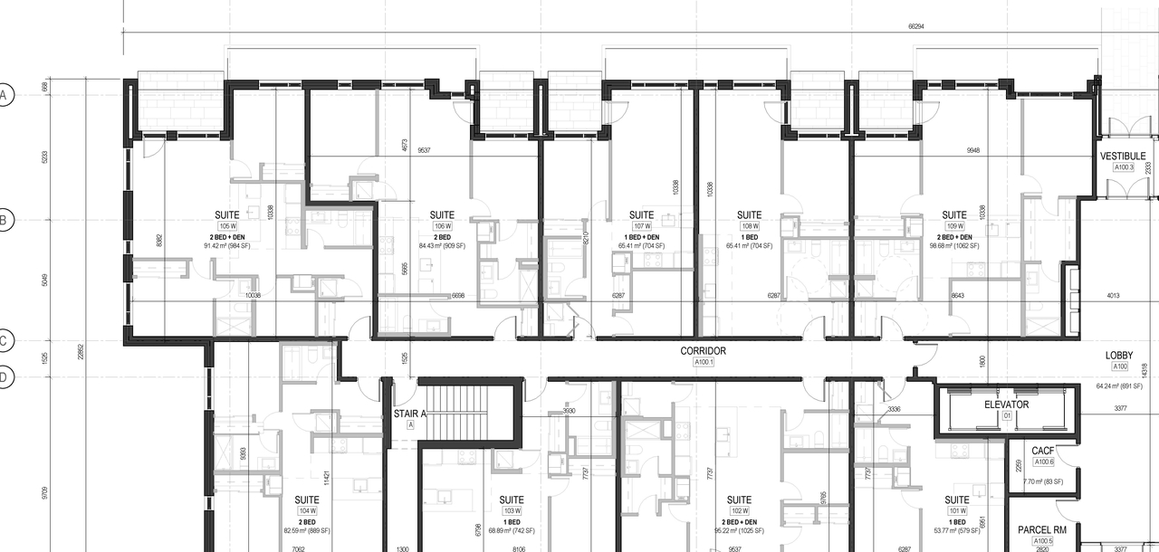 Floor plan for project from page 3 of the file '2023-01-11 - Floor Plans - D07-12-22-0177'