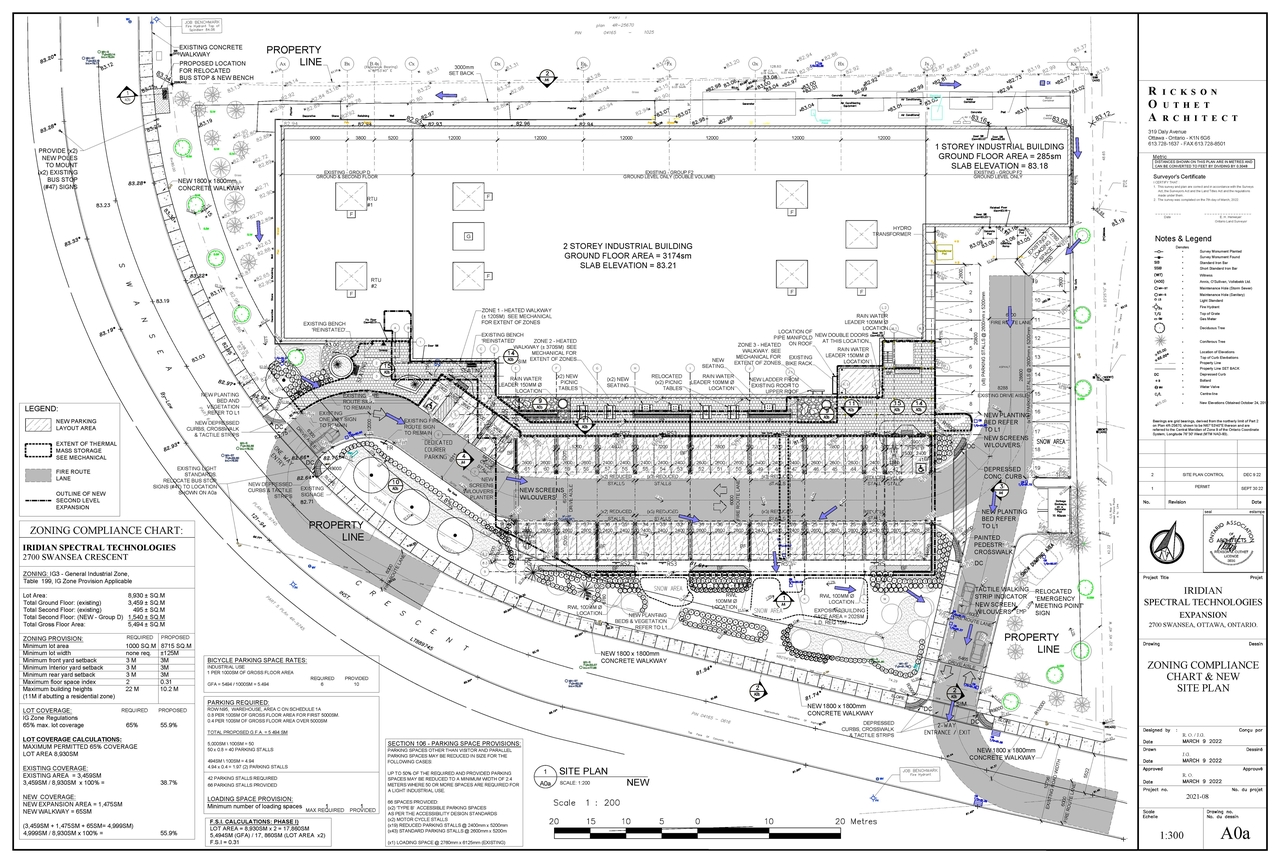 Construction site plan for project from page 9 of the file '2022-12-21 - Design Brief - D07-12-22-0179'