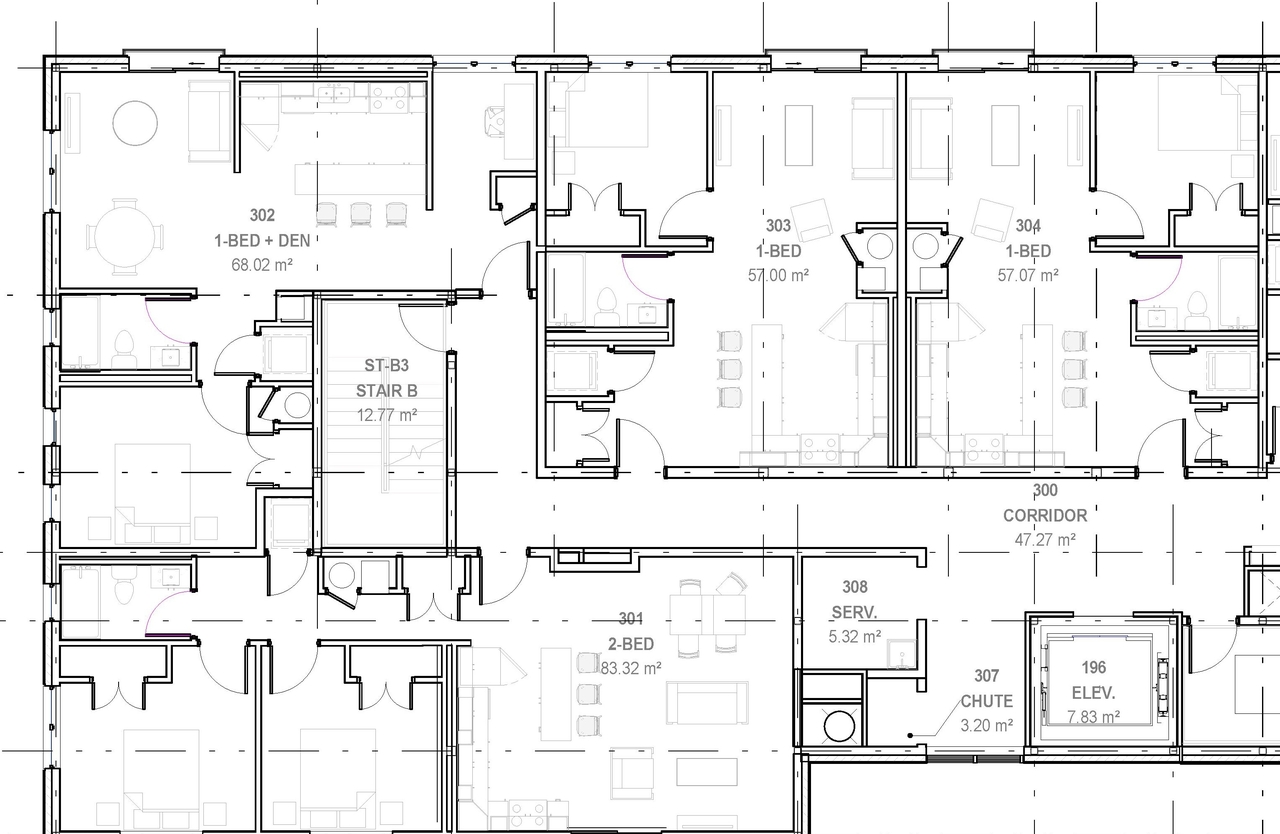 Construction site plan for project from page 2 of the file '2023-07-19 - Floor Plans - D07-12-22-0182'