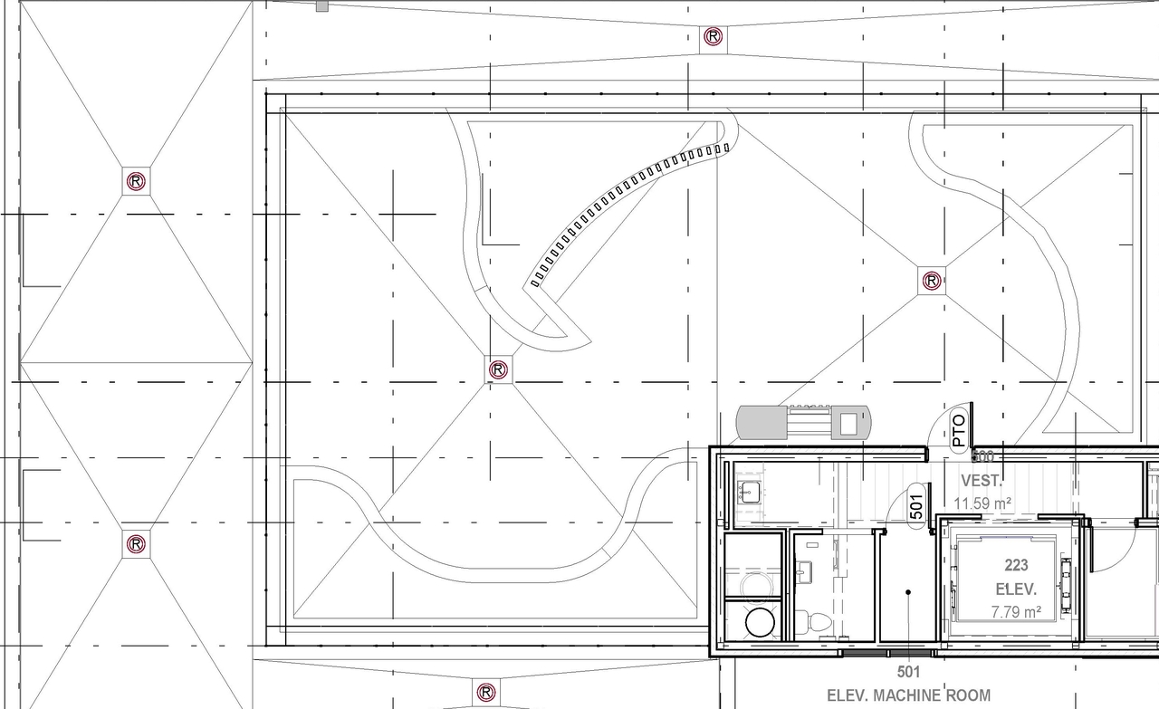 Construction site plan for project from page 3 of the file '2023-07-19 - Floor Plans - D07-12-22-0182'