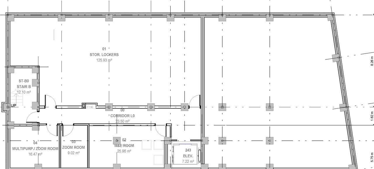 Construction site plan for project from page 1 of the file '2023-07-13 - Floor Plans - D07-12-22-0182'