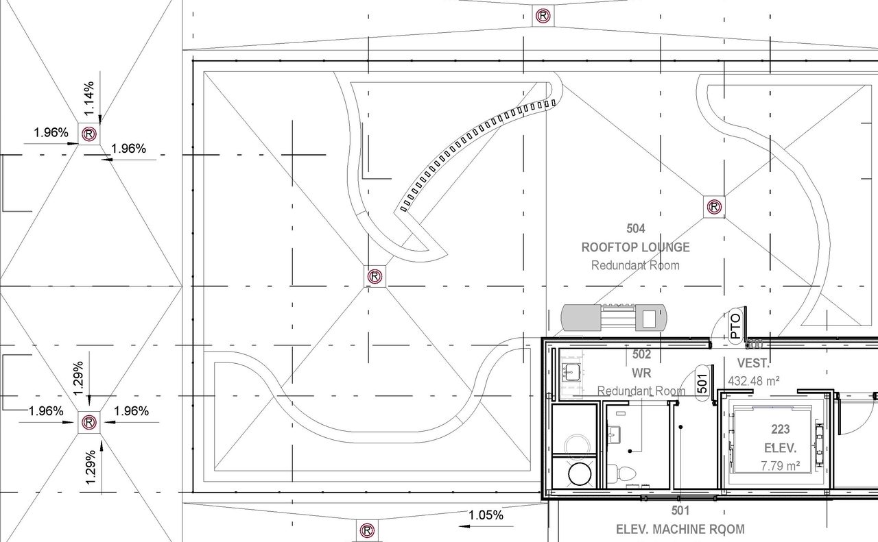 Construction site plan for project from page 3 of the file '2023-07-13 - Floor Plans - D07-12-22-0182'