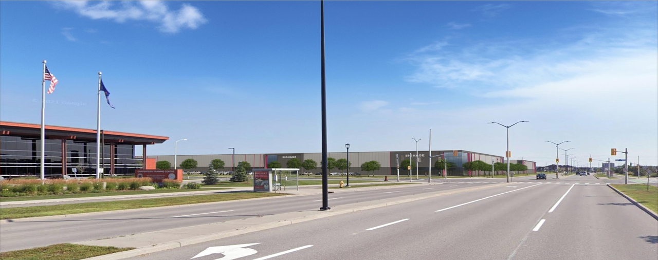 Rendering of building from page 1 of the file '2022-12-28 - Design Brief - D07-12-22-0186'