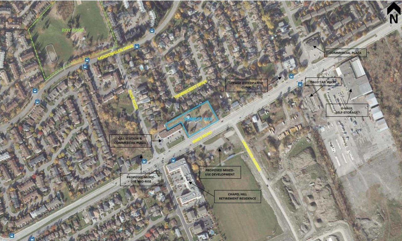 Construction site plan for project from page 1 of the file '2022-12-29 - Design Brief - D07-12-22-0189'
