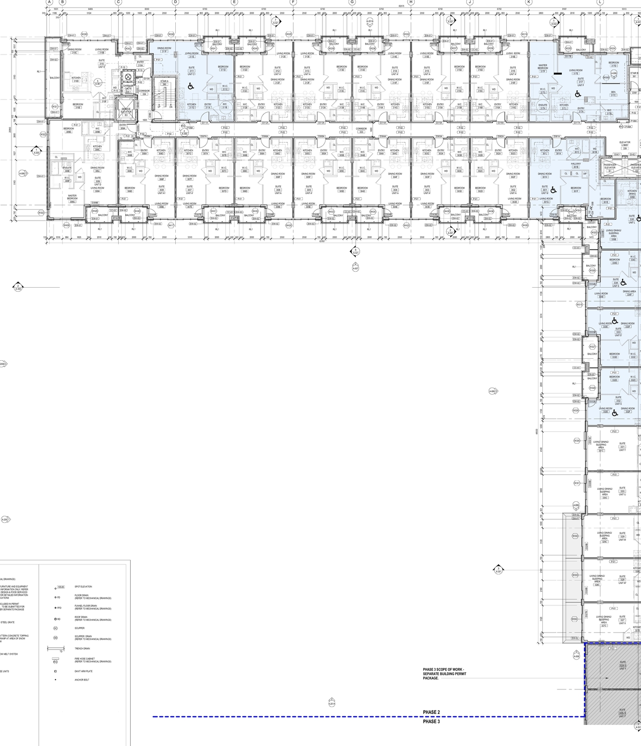 Construction site plan for project from page 10 of the file '2023-03-03 - Floor Plans - D07-12-23-0004'