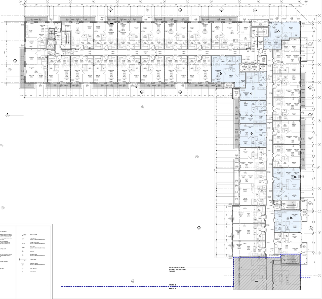 Construction site plan for project from page 14 of the file '2023-03-03 - Floor Plans - D07-12-23-0004'