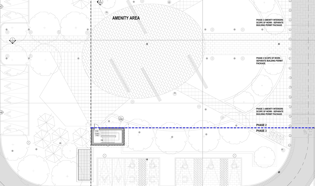 Construction site plan for project from page 7 of the file '2023-03-03 - Floor Plans - D07-12-23-0004'