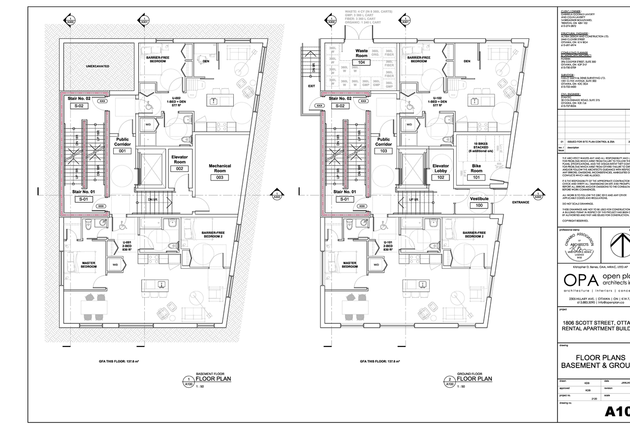 Construction site plan for project from page 22 of the file '2023-01-30 - Design Brief - D07-12-23-0006'