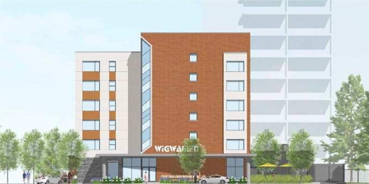 Rendering of building from page 1 of the file '2023-02-08 - Design Brief - D07-12-23-0014'