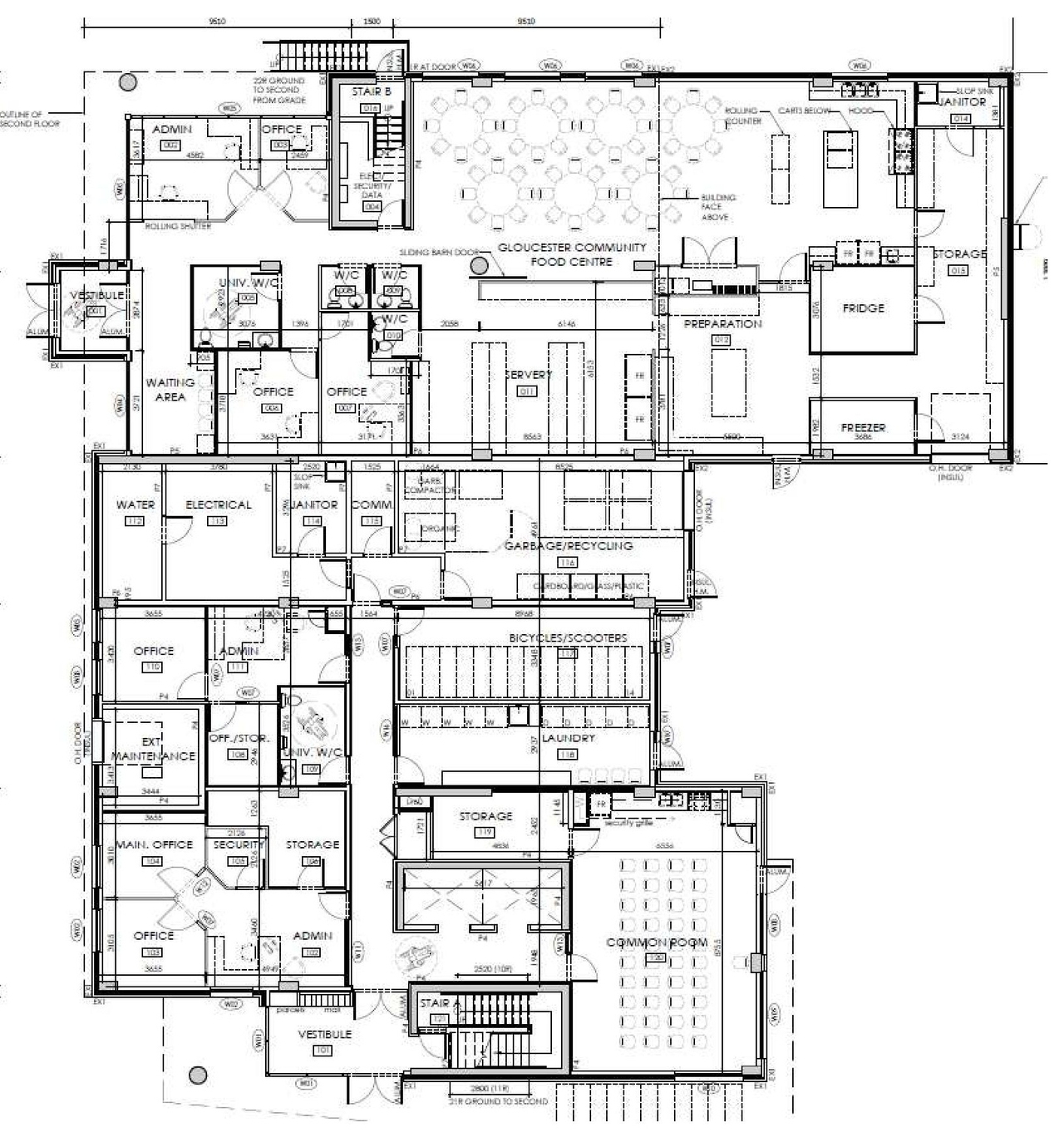 Floor plan for project from page 31 of the file '2023-02-08 - Design Brief - D07-12-23-0014'