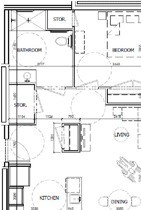Floor plan for project from page 34 of the file '2023-02-08 - Design Brief - D07-12-23-0014'
