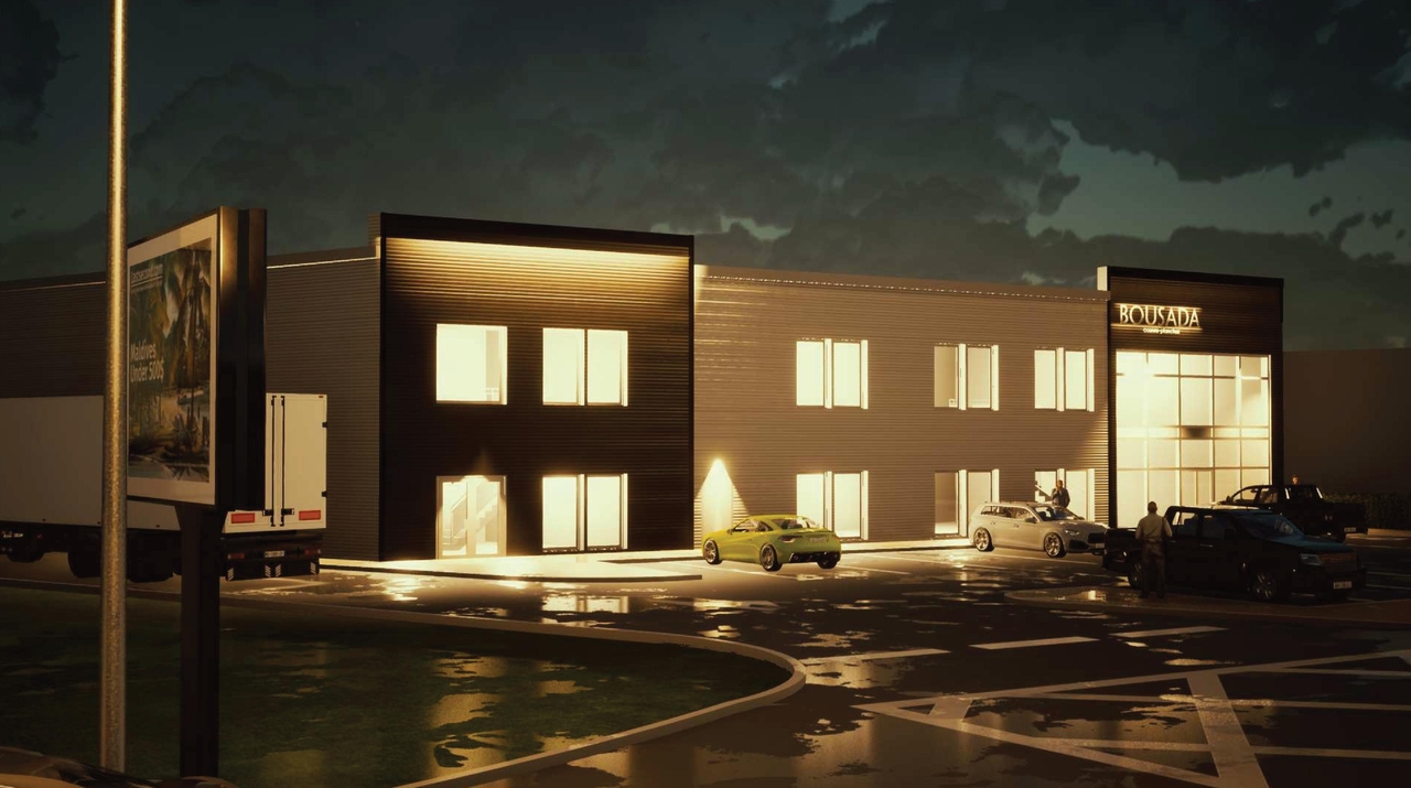 Rendering of building from page 12 of the file '2023-02-16 - Design Brief - D07-12-23-0016'