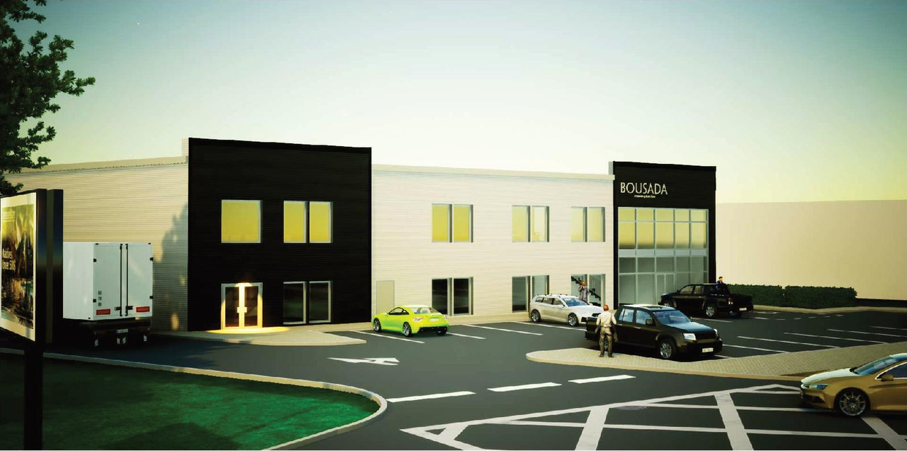 Rendering of building from page 13 of the file '2023-02-16 - Design Brief - D07-12-23-0016'