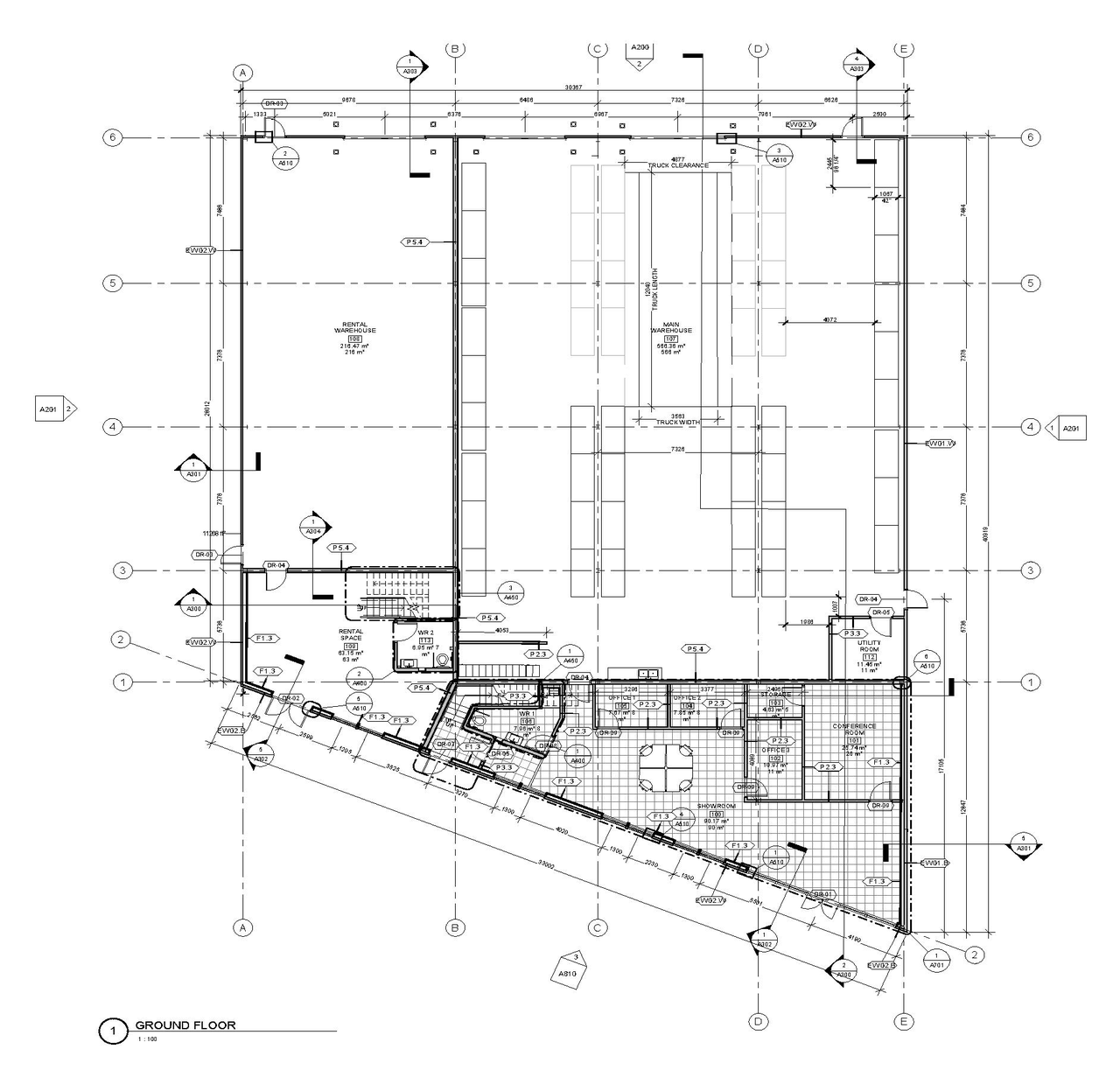 Floor plan for project from page 15 of the file '2023-02-16 - Design Brief - D07-12-23-0016'