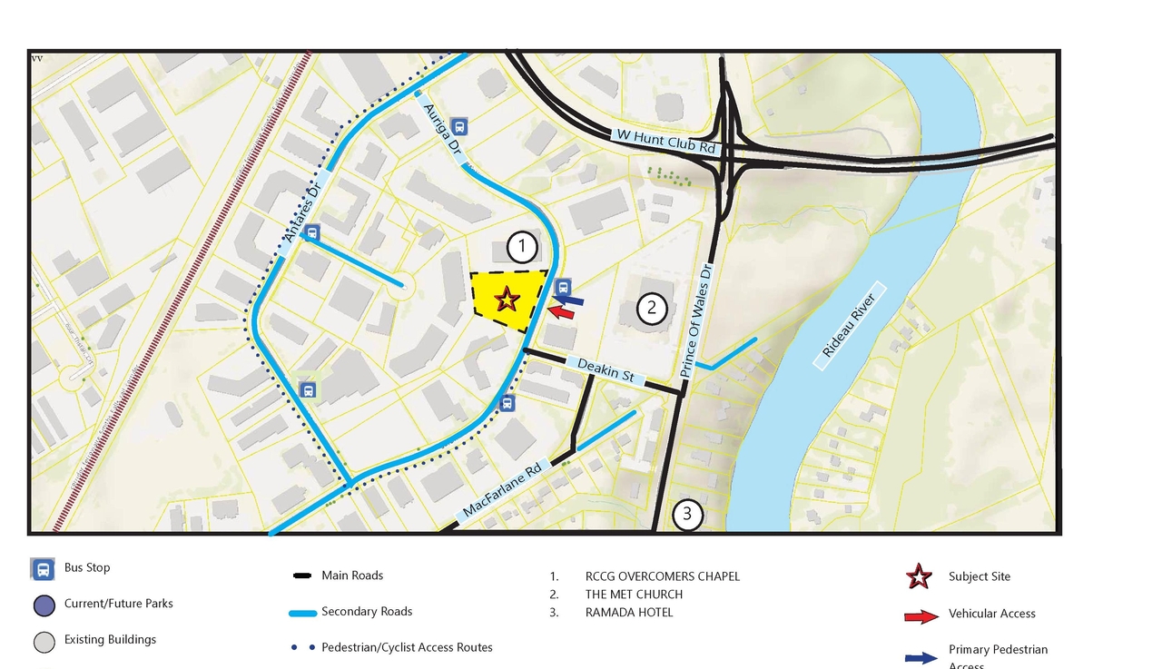 Construction site plan for project from page 5 of the file '2023-02-16 - Design Brief - D07-12-23-0016'