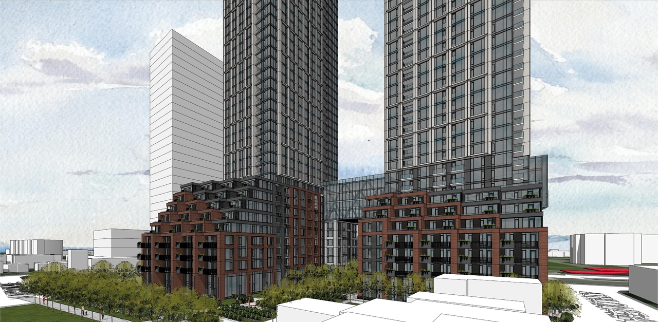 Rendering of building from page 3 of the file '2023-03-31 - Views - D07-12-23-0019'