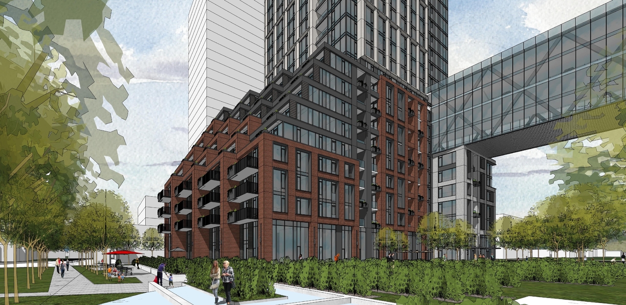 Rendering of building from page 5 of the file '2023-03-31 - Views - D07-12-23-0019'