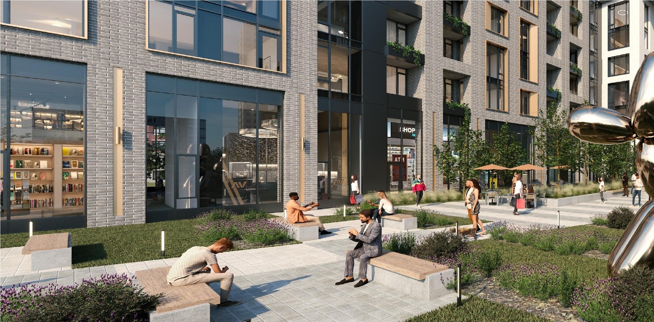 Rendering of building from page 15 of the file '2024-04-17 - Design Brief - D07-12-23-0019'