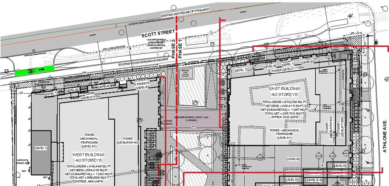 Construction site plan for project from page 18 of the file '2024-04-17 - Design Brief - D07-12-23-0019'