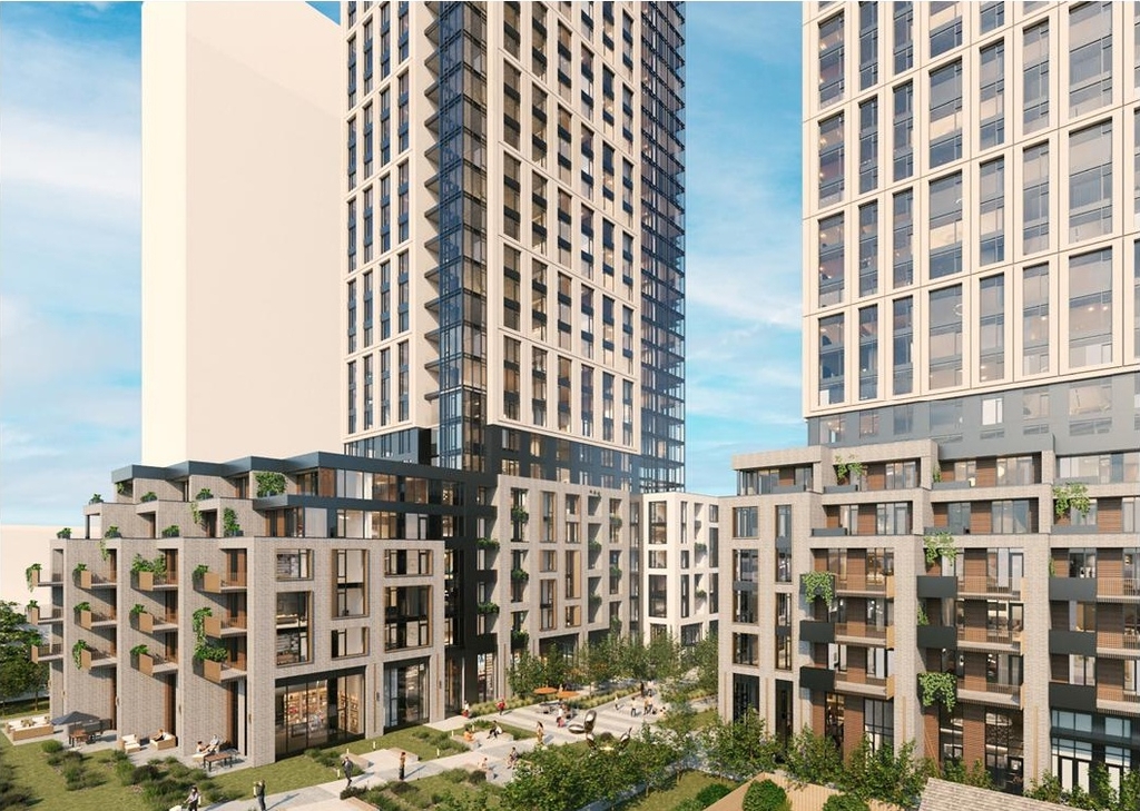 Rendering of building from page 22 of the file '2024-04-17 - Design Brief - D07-12-23-0019'