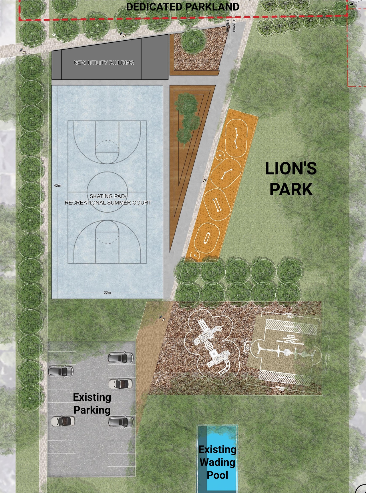 Construction site plan for project from page 30 of the file '2024-04-17 - Design Brief - D07-12-23-0019'