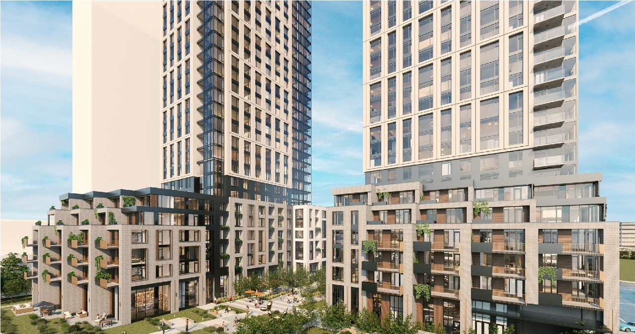 Rendering of building from page 9 of the file '2024-04-17 - Design Brief - D07-12-23-0019'