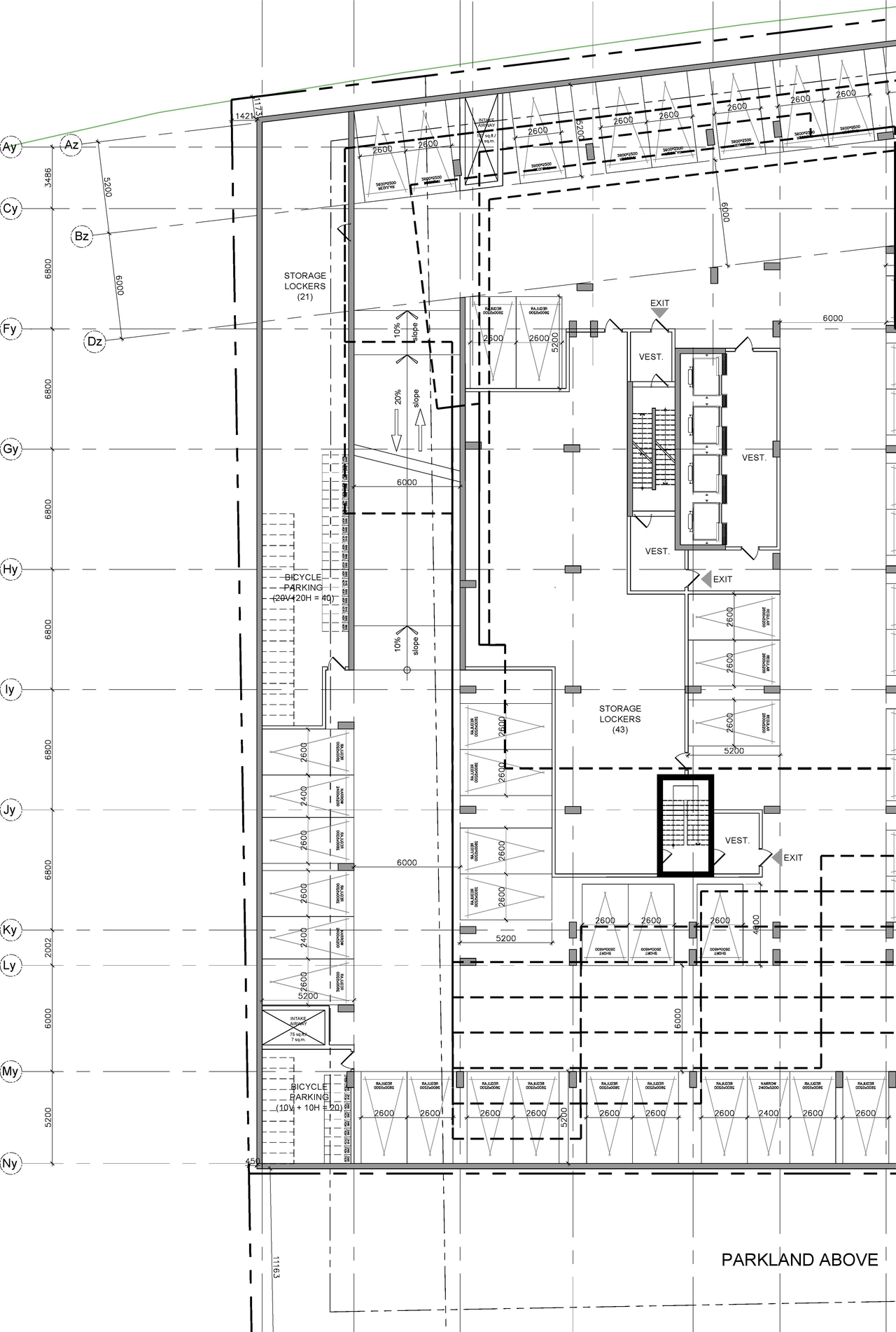 Construction site plan for project from page 12 of the file '2023-03-31 - Floor Plans - D07-12-23-0019'