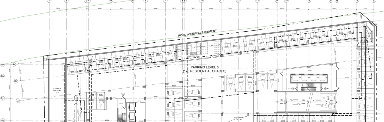 Construction site plan for project from page 13 of the file '2023-03-31 - Floor Plans - D07-12-23-0019'