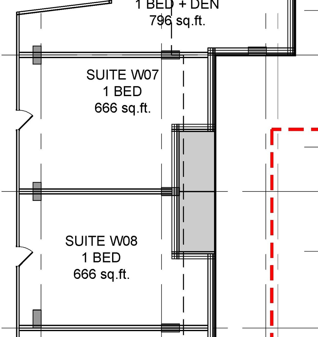 Construction site plan for project from page 2 of the file '2023-03-31 - Floor Plans - D07-12-23-0019'