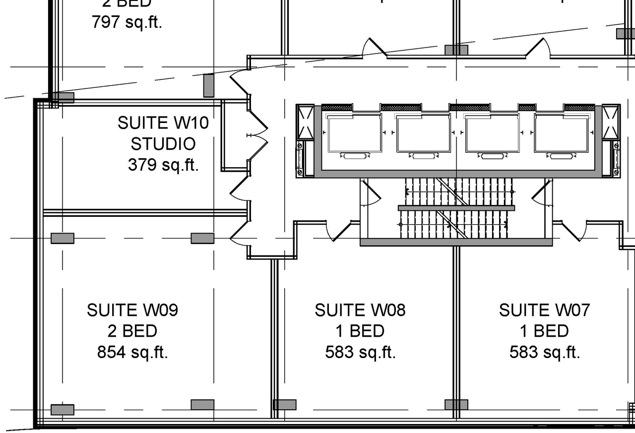 Construction site plan for project from page 8 of the file '2023-03-31 - Floor Plans - D07-12-23-0019'