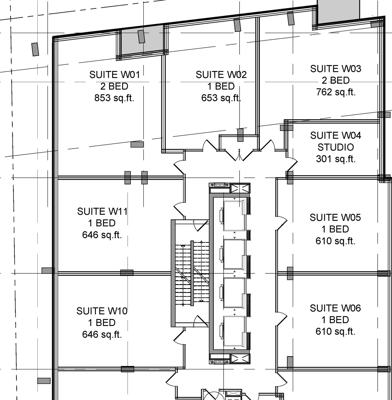 Construction site plan for project from page 9 of the file '2023-03-31 - Floor Plans - D07-12-23-0019'