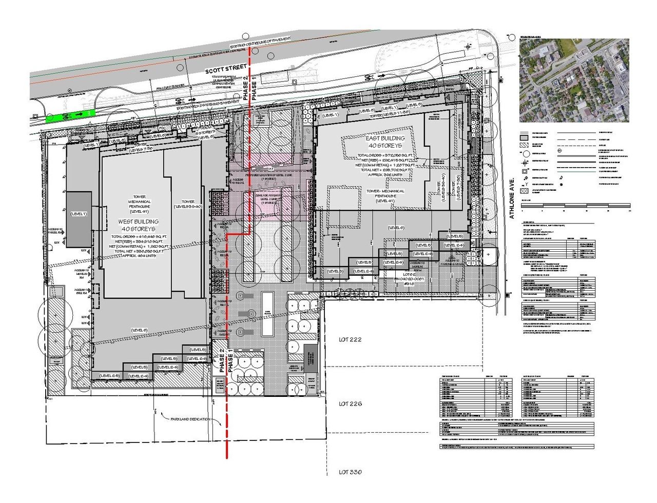 Construction site plan for project from page 5 of the file '2024-07-22 - Design Brief - D07-12-23-0019'