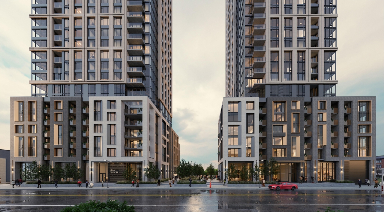 Rendering of building from page 29 of the file '2024-03-06 - Design Brief - D07-12-23-0019'