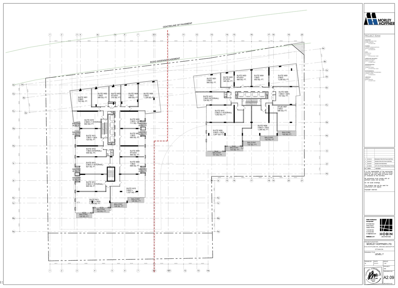 Construction site plan for project from page 10 of the file '2023-10-19 - Floor Plans - D07-12-23-0019'