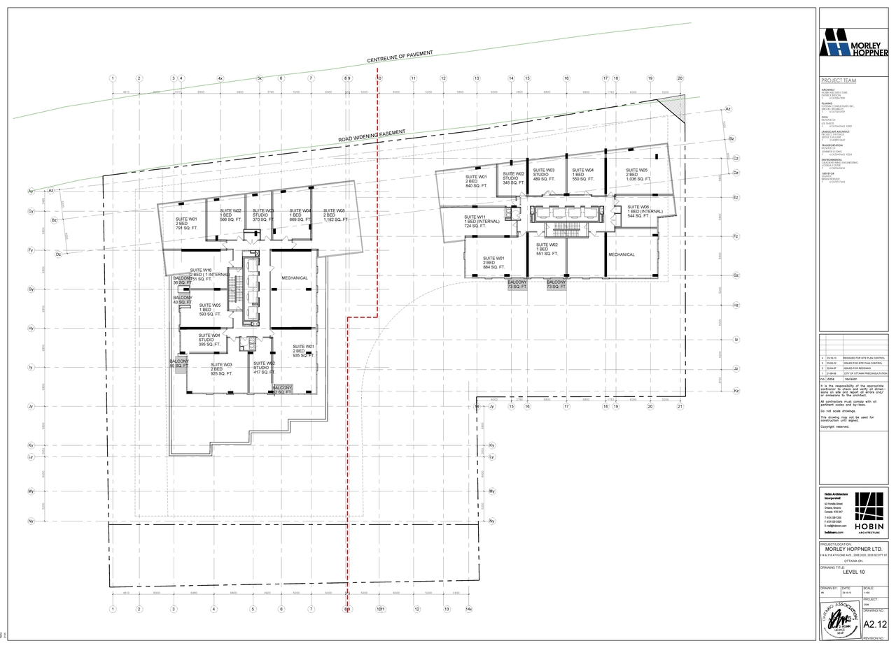 Construction site plan for project from page 13 of the file '2023-10-19 - Floor Plans - D07-12-23-0019'