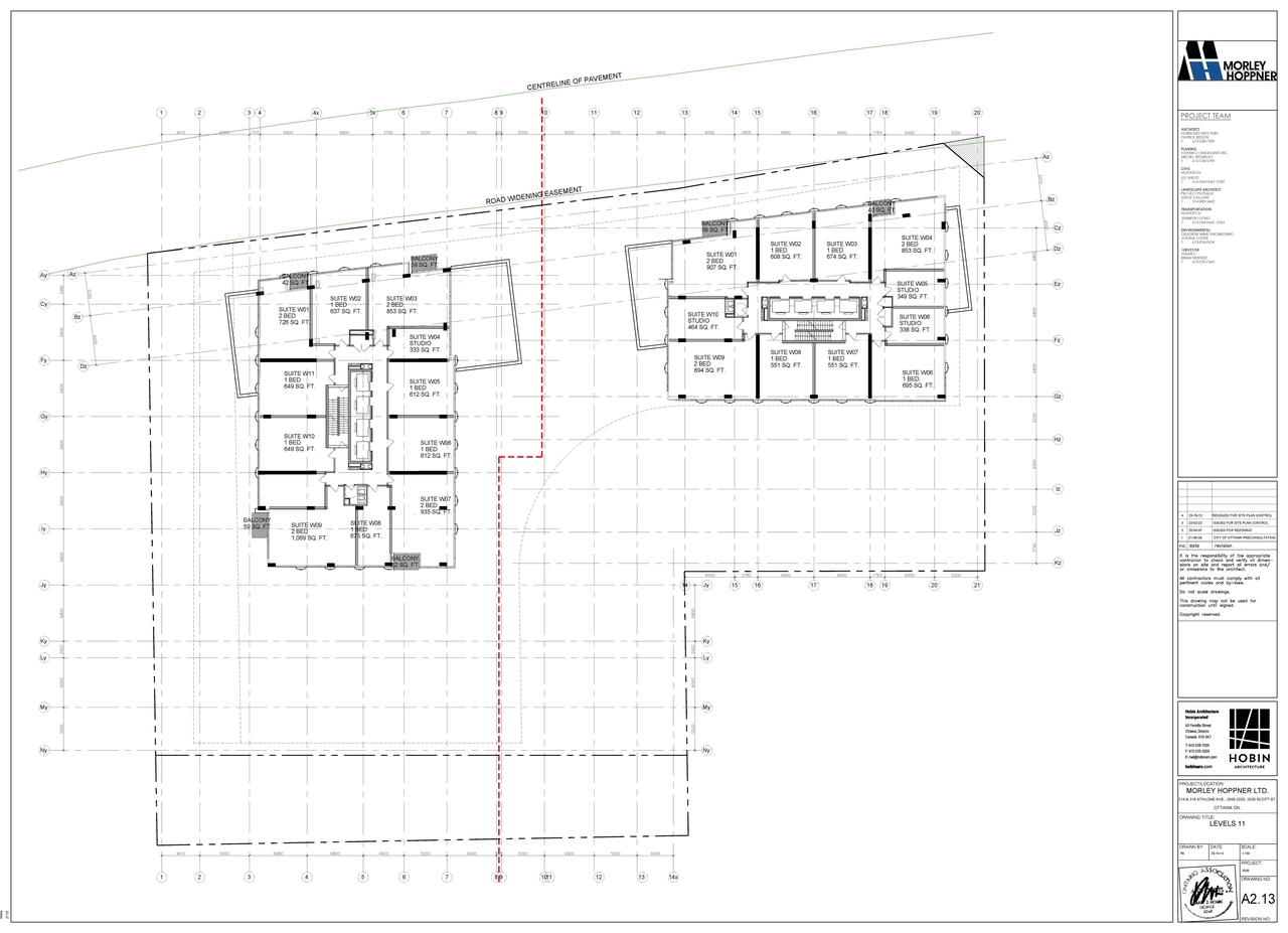 Construction site plan for project from page 14 of the file '2023-10-19 - Floor Plans - D07-12-23-0019'