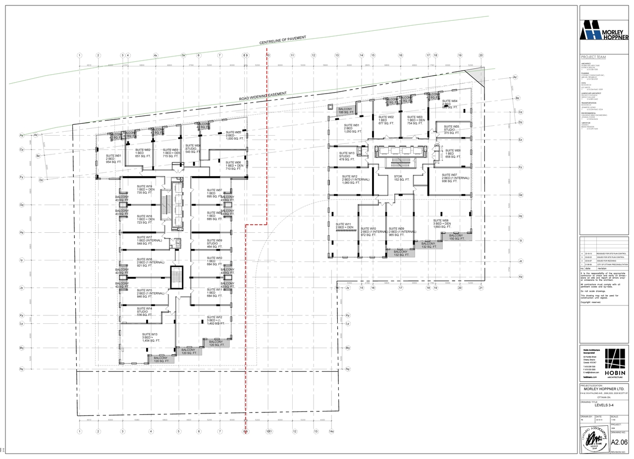 Construction site plan for project from page 7 of the file '2023-10-19 - Floor Plans - D07-12-23-0019'
