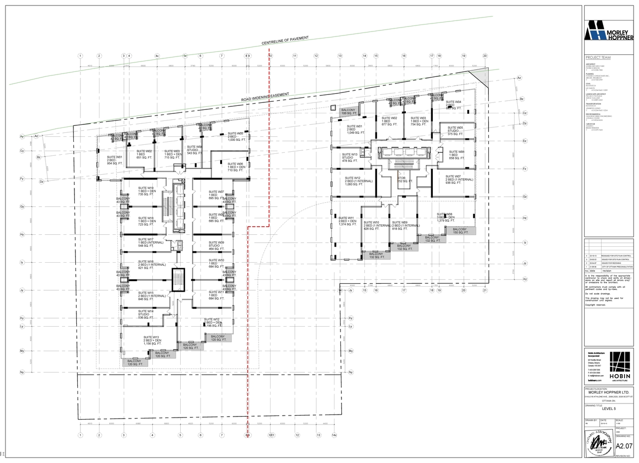Construction site plan for project from page 8 of the file '2023-10-19 - Floor Plans - D07-12-23-0019'