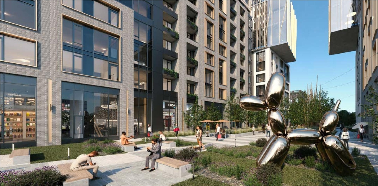 Rendering of building from page 15 of the file '2023-10-19 - Design Brief - D07-12-23-0019'