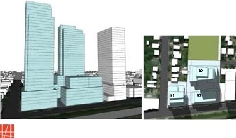 Rendering of building from page 19 of the file '2023-10-19 - Design Brief - D07-12-23-0019'