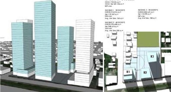 Rendering of building from page 19 of the file '2023-10-19 - Design Brief - D07-12-23-0019'