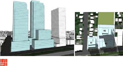 Rendering of building from page 19 of the file '2023-10-19 - Design Brief - D07-12-23-0019'