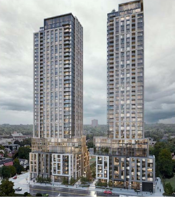 Rendering of building from page 22 of the file '2023-10-19 - Design Brief - D07-12-23-0019'