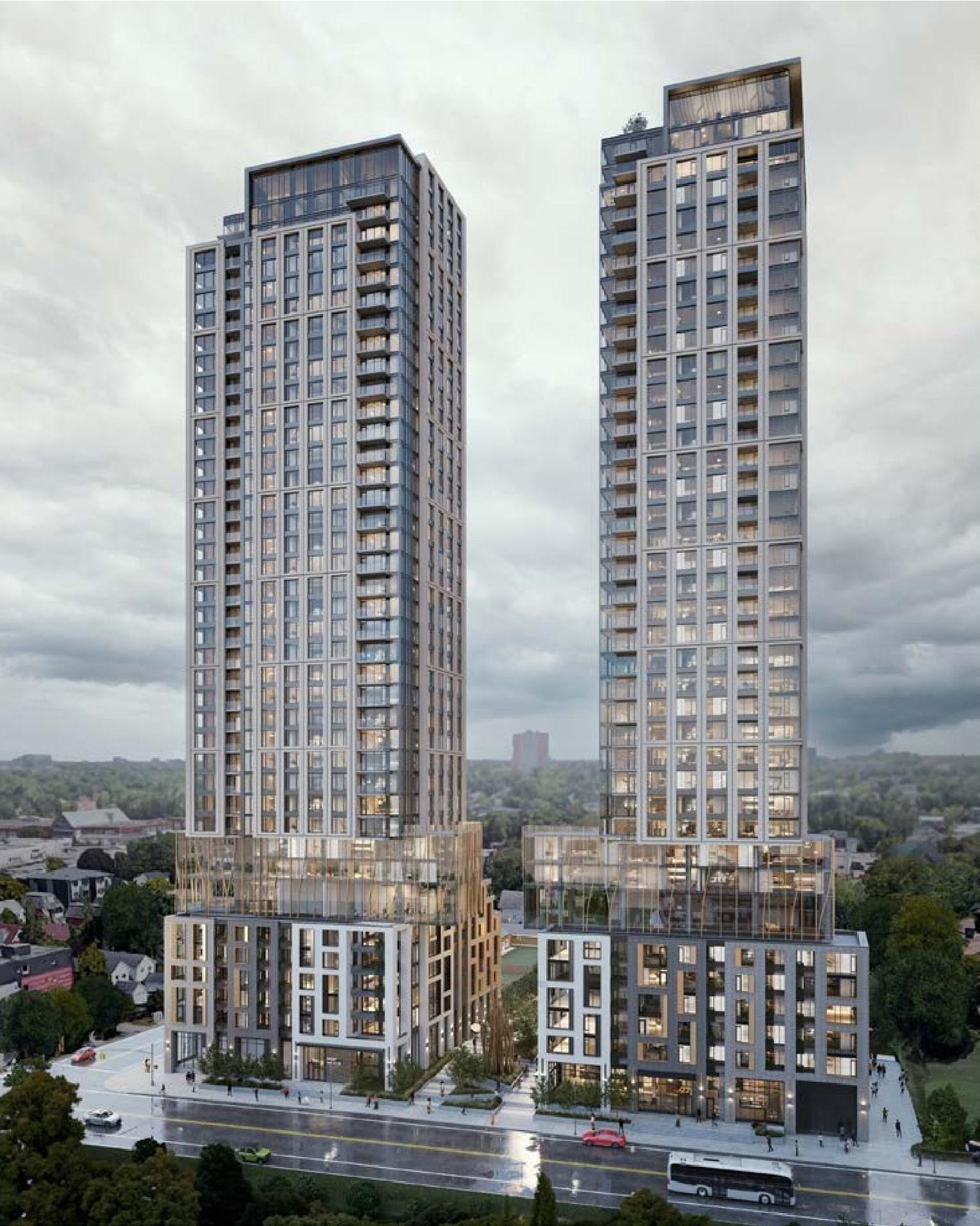 Rendering of building from page 6 of the file '2023-10-19 - Design Brief - D07-12-23-0019'