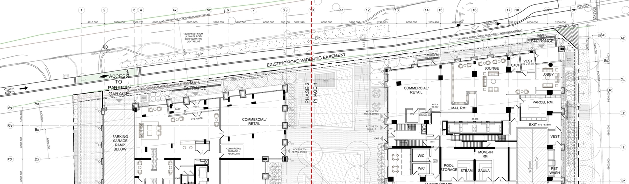 Construction site plan for project from page 5 of the file '2024-03-06 - Ground Plan and Floor Plans - D07-12-23-0019'